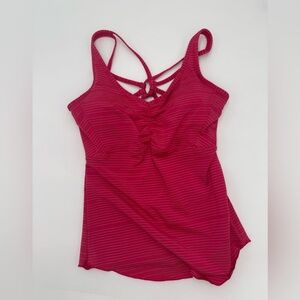 Prana Pink Athletic Tank Top with Built-In Bra Size XS